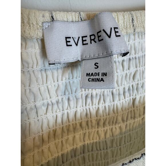 Evereve Mae Windowpane Plaid Ruffle Sleeve Maxi Dress Small - Picture 6 of 7